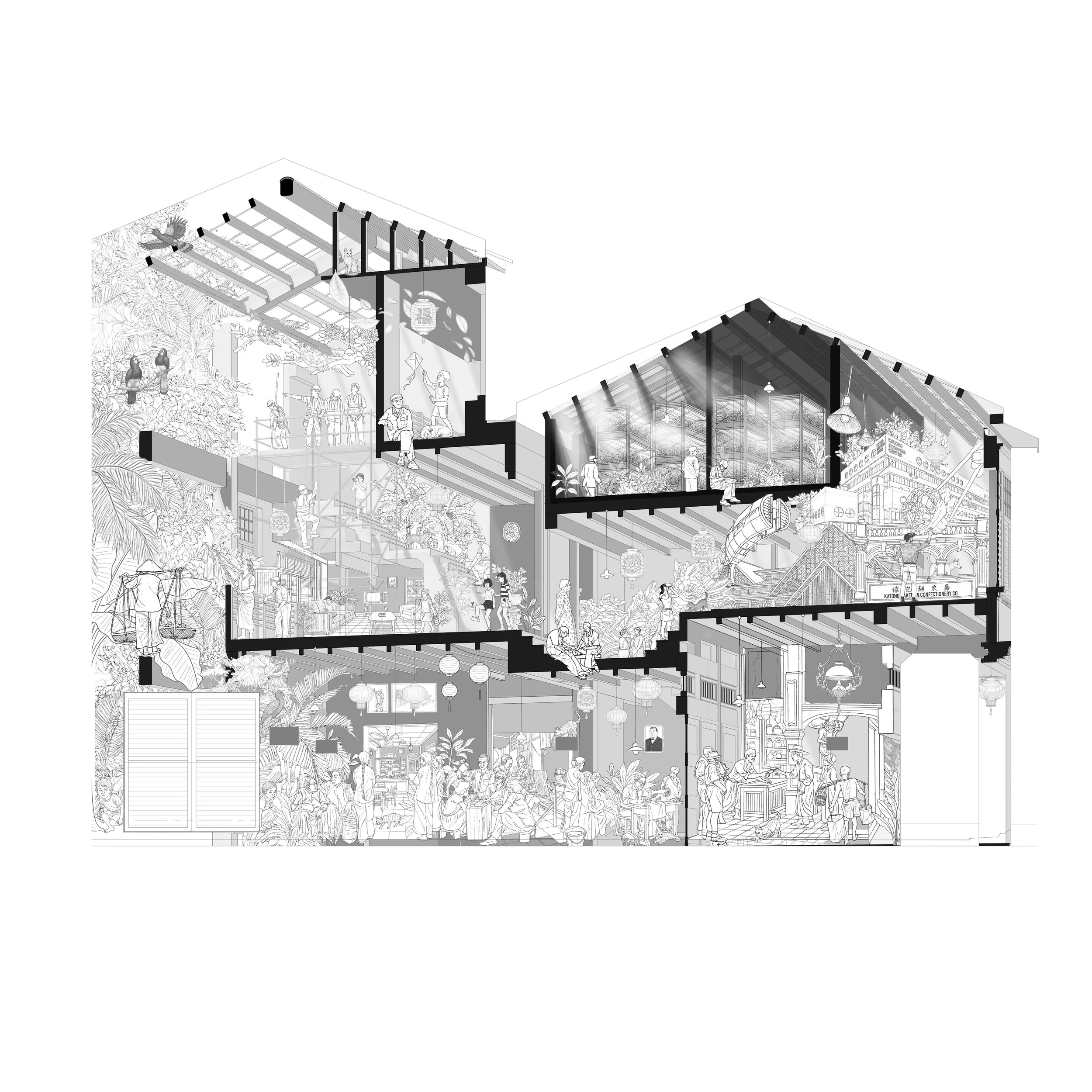 EX | Blueprint of a Shophouse