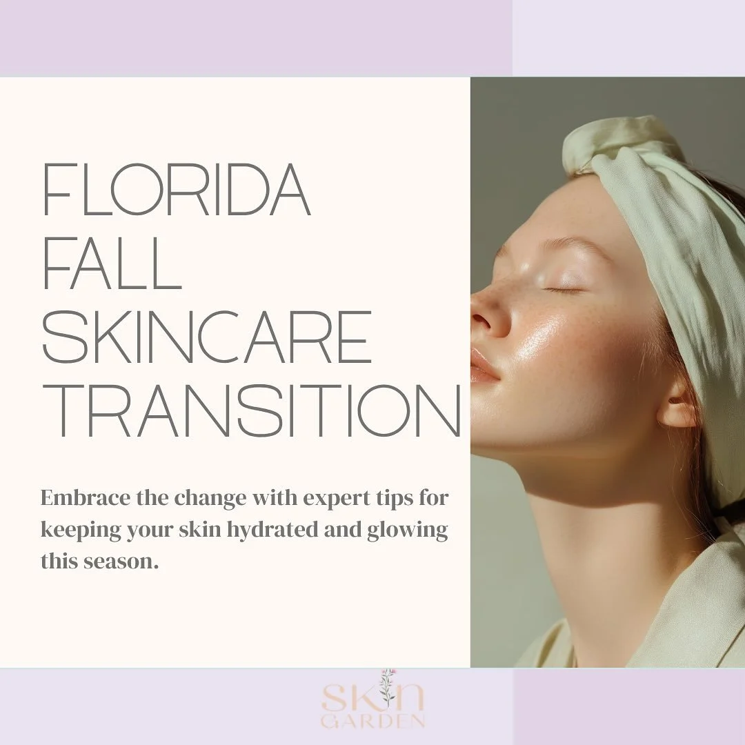 Florida fall isn&rsquo;t exactly sweater weather, but it is when your skin realizes the humidity is leaving town soon.. Cooler nights + drier air = thirsty skin that needs more love than your summer routine is giving. Swipe to check out our quick tip