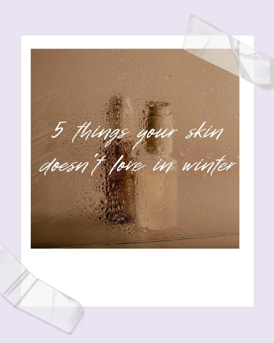 5 things your skin does not love in the winter ❄️

1. Under or over-exfoliating
Exfoliation still matters in winter, but balance is everything. Aim for 1&ndash;3 times per week depending on your skin type: dry or sensitive skin should stay closer to 