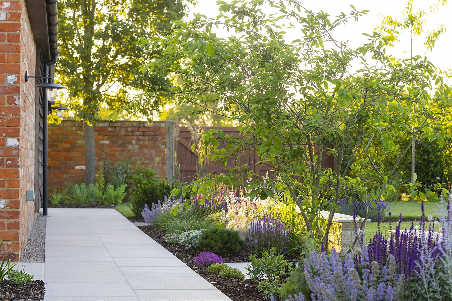 robert-johnson-garden-design-Lincs-porcelain-paving-outdoor-lighting-planting-multistem-trees.jpg
