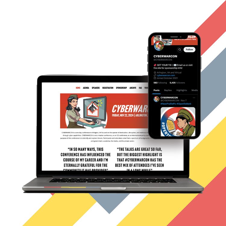 Cyber Warcon Website & Social