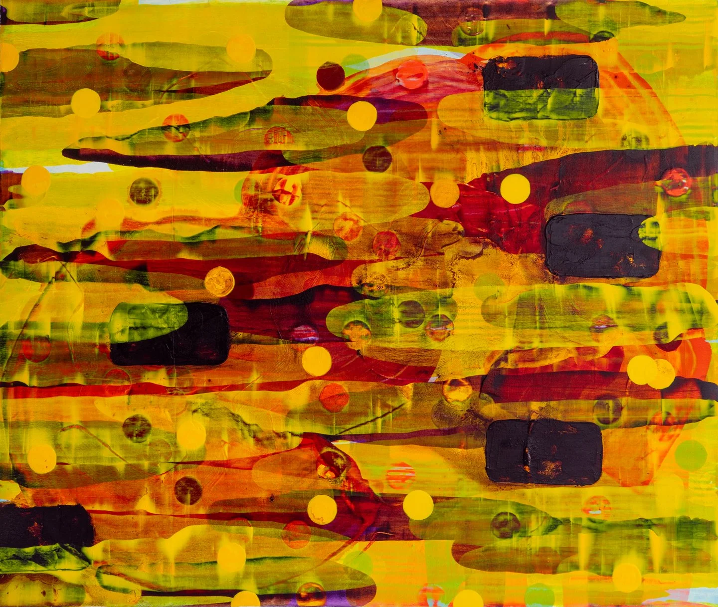 Counter Truth, original abstract oil painting on canvas by Irish artist John Cronin from the Fictional Fiction series.