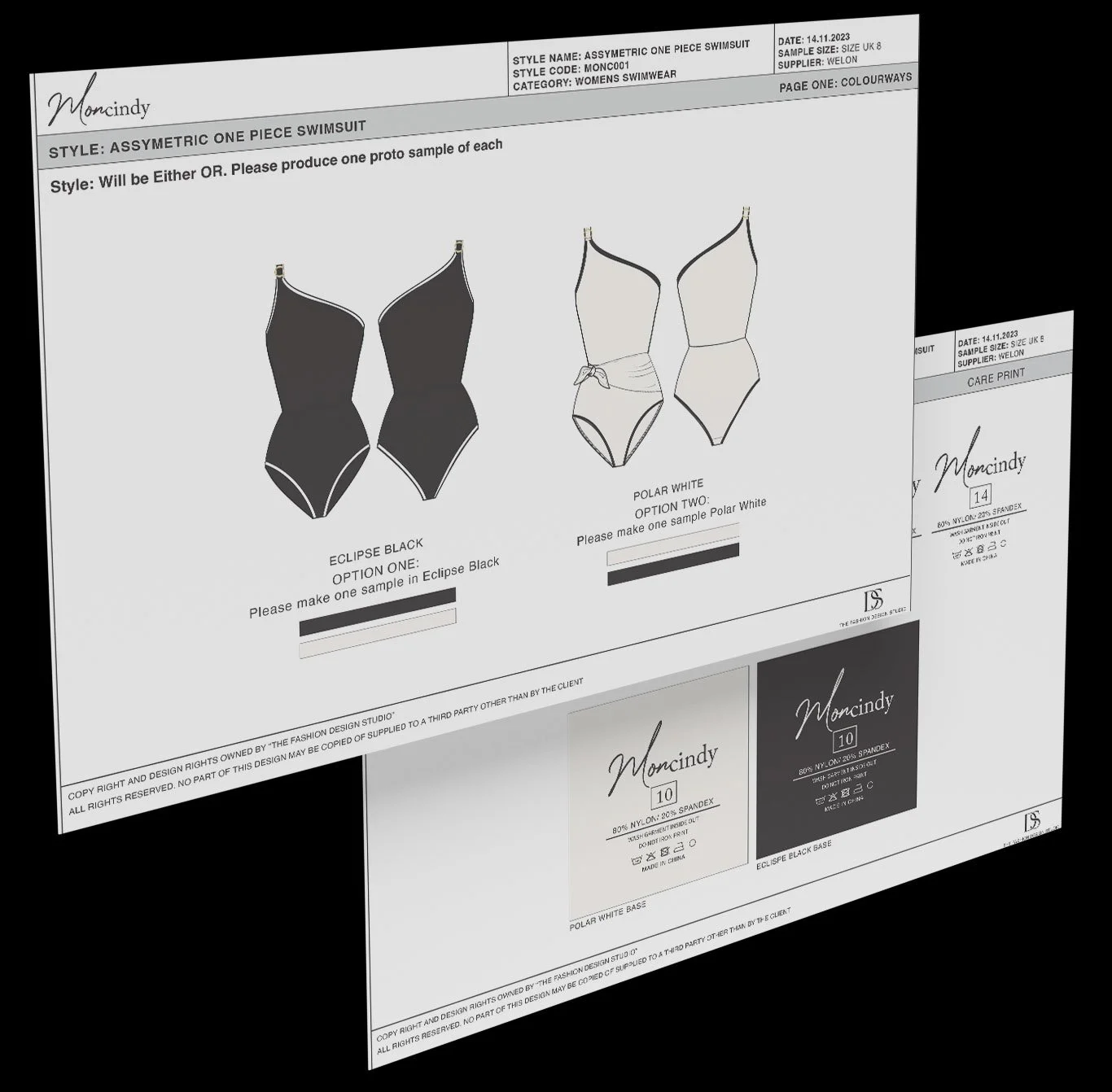 Technical Design Packs & Branding Trim — THE FASHION DESIGN STUDIO