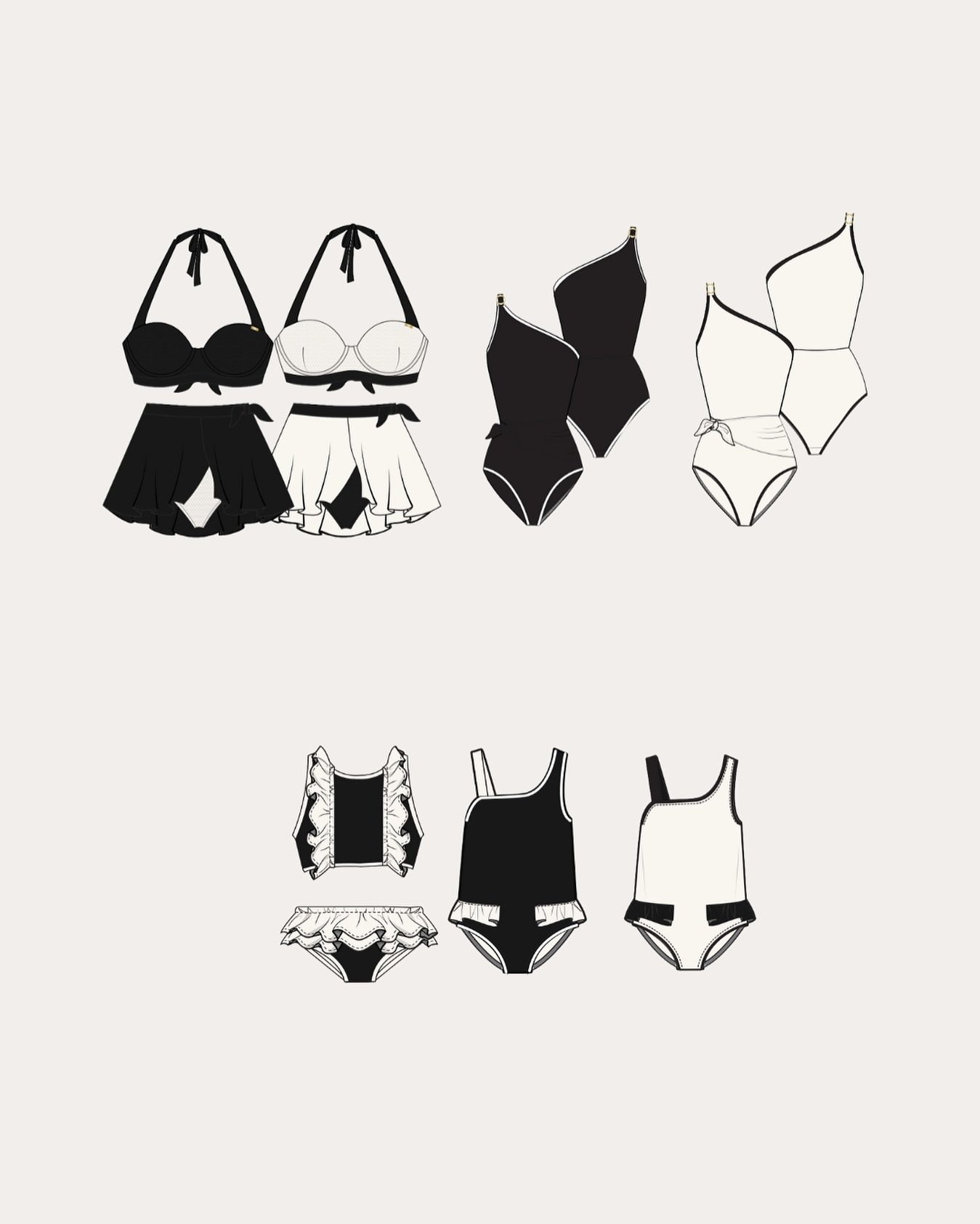 From Sketch to Swimwear 

Sharing some of the initial design sketches we created for Mon Cindy&rsquo;s brand, Ches Swimwear &mdash; and seeing these come to life has been such a dream.

These early concepts were where it all started: premium cuts, fl