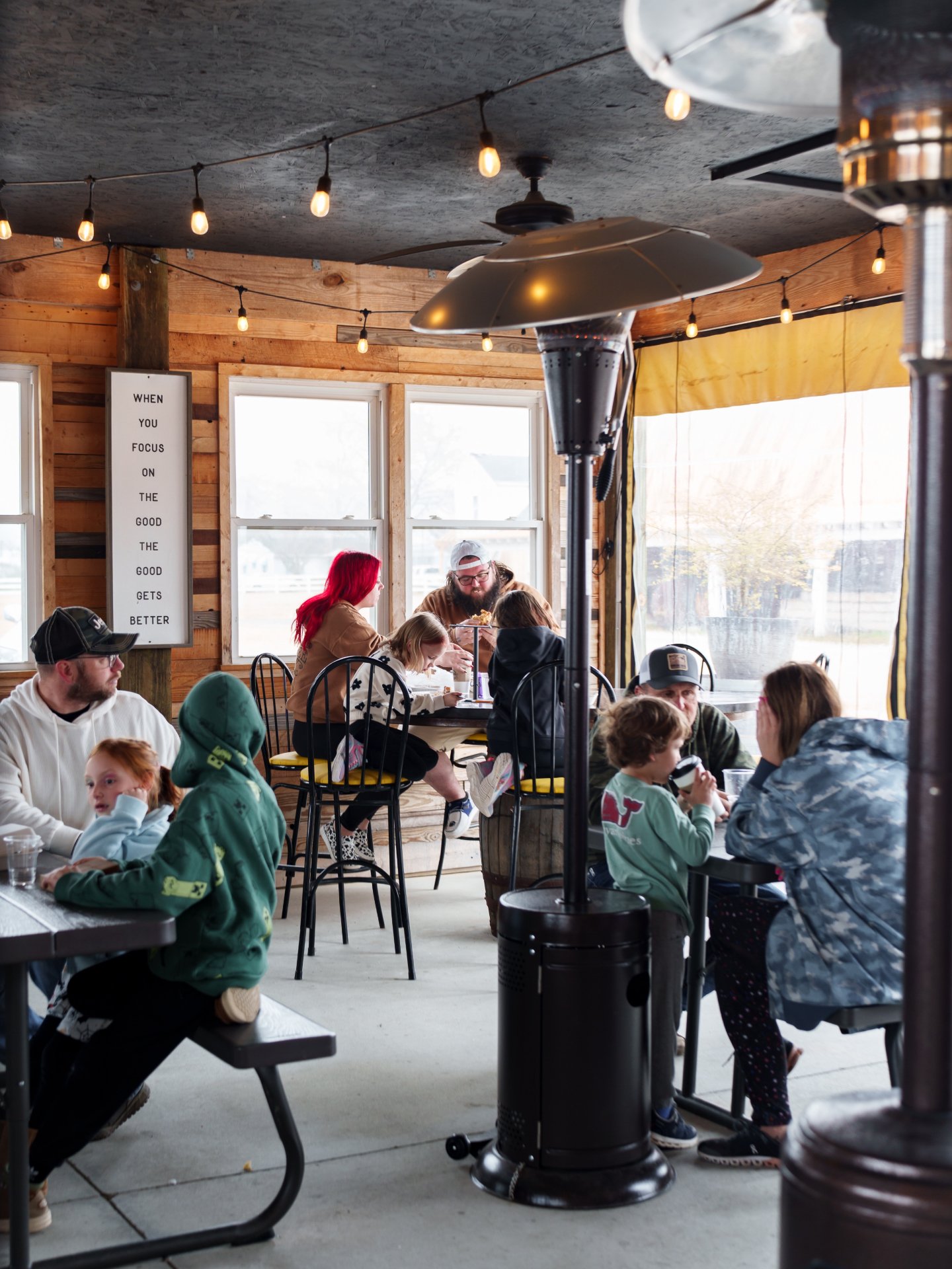 We created a space that your family and friends can come and enjoy breakfast or lunch together. Every week we are grateful for returning and new faces.