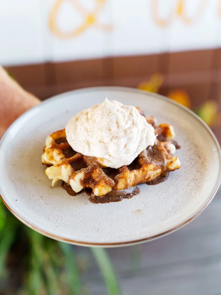 Pumpkin Spice Waffle.

📍317 US-301 S Micro, NC 27555
Hours:
Wed-Fri // 7am-2pm
Sat-Sun // 8am-2pm