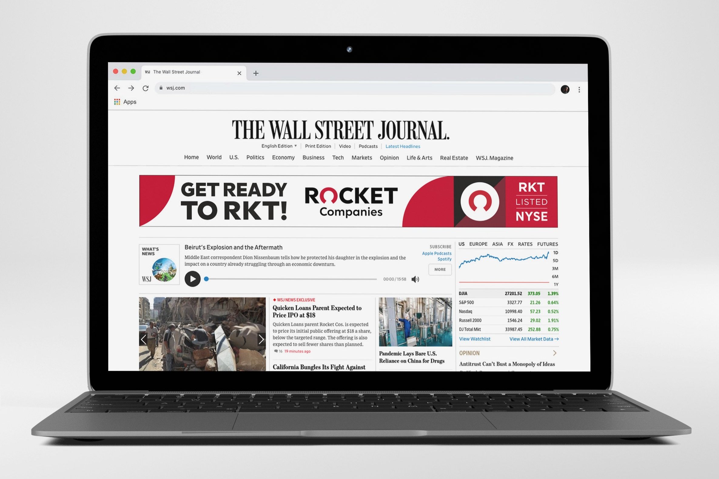 WSJ Takeover - Display Ads