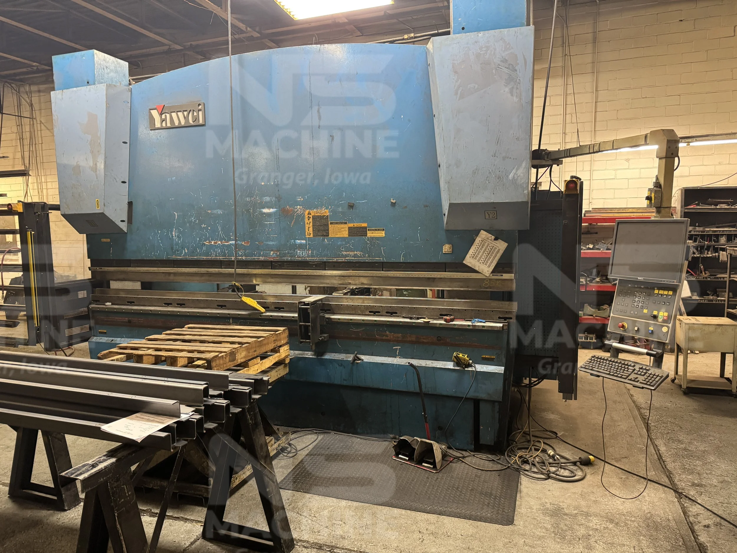 400 Ton Yawei 5-Axis CNC Press Brake, Model PBH400-4100 | 14073-1