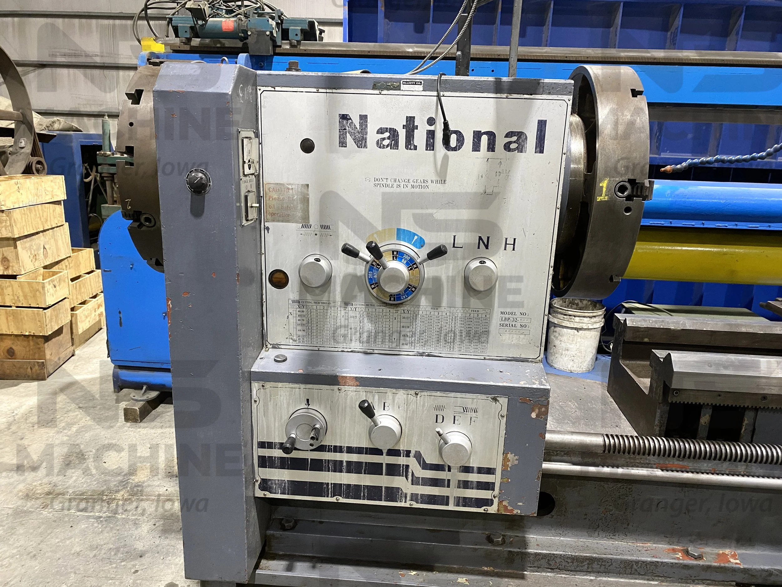 32" x 120" National Engine Lathe, Model LBP-32-120 | 14053