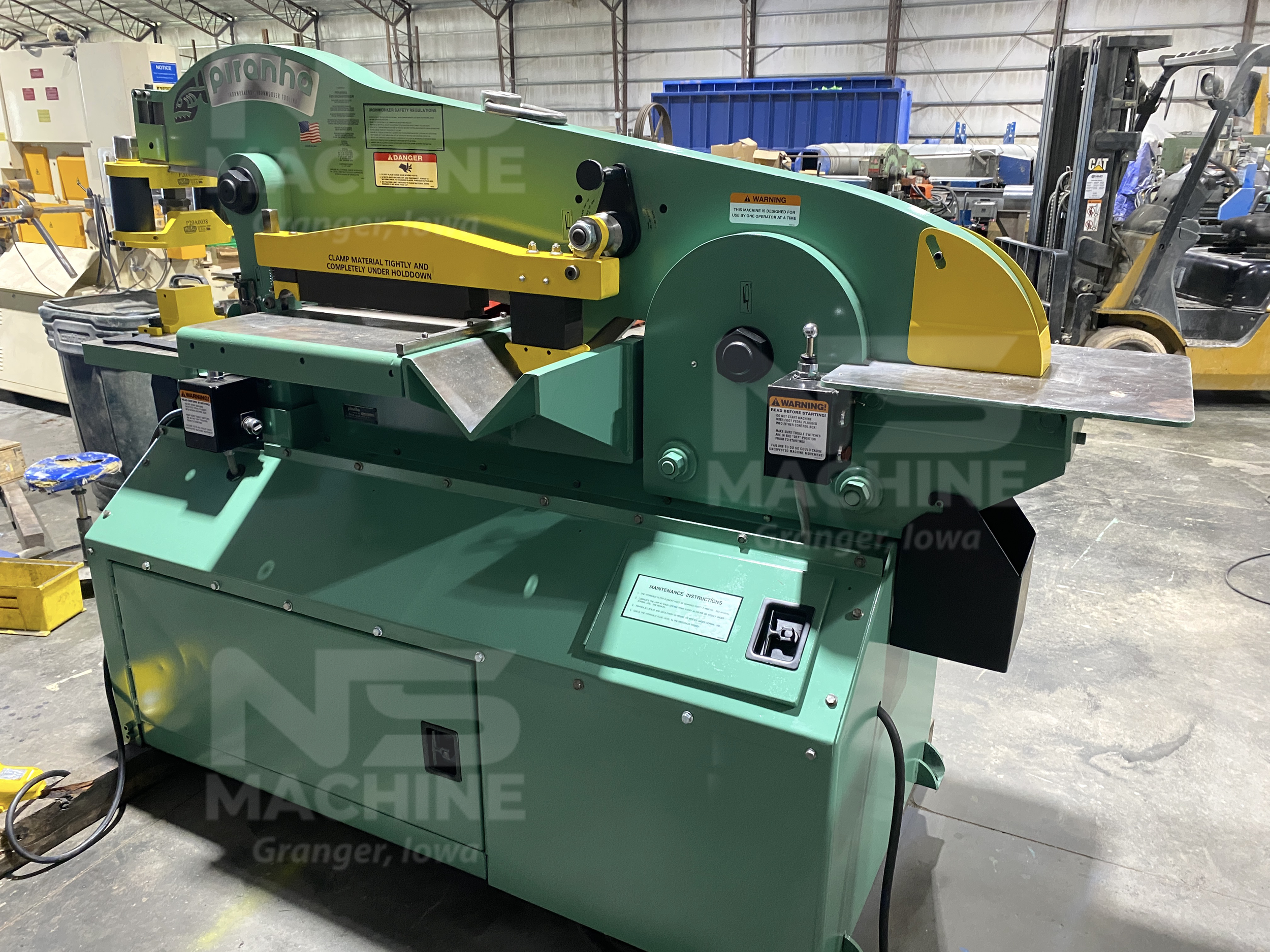 90 Ton Piranha Hydraulic Ironworker | 13927-3