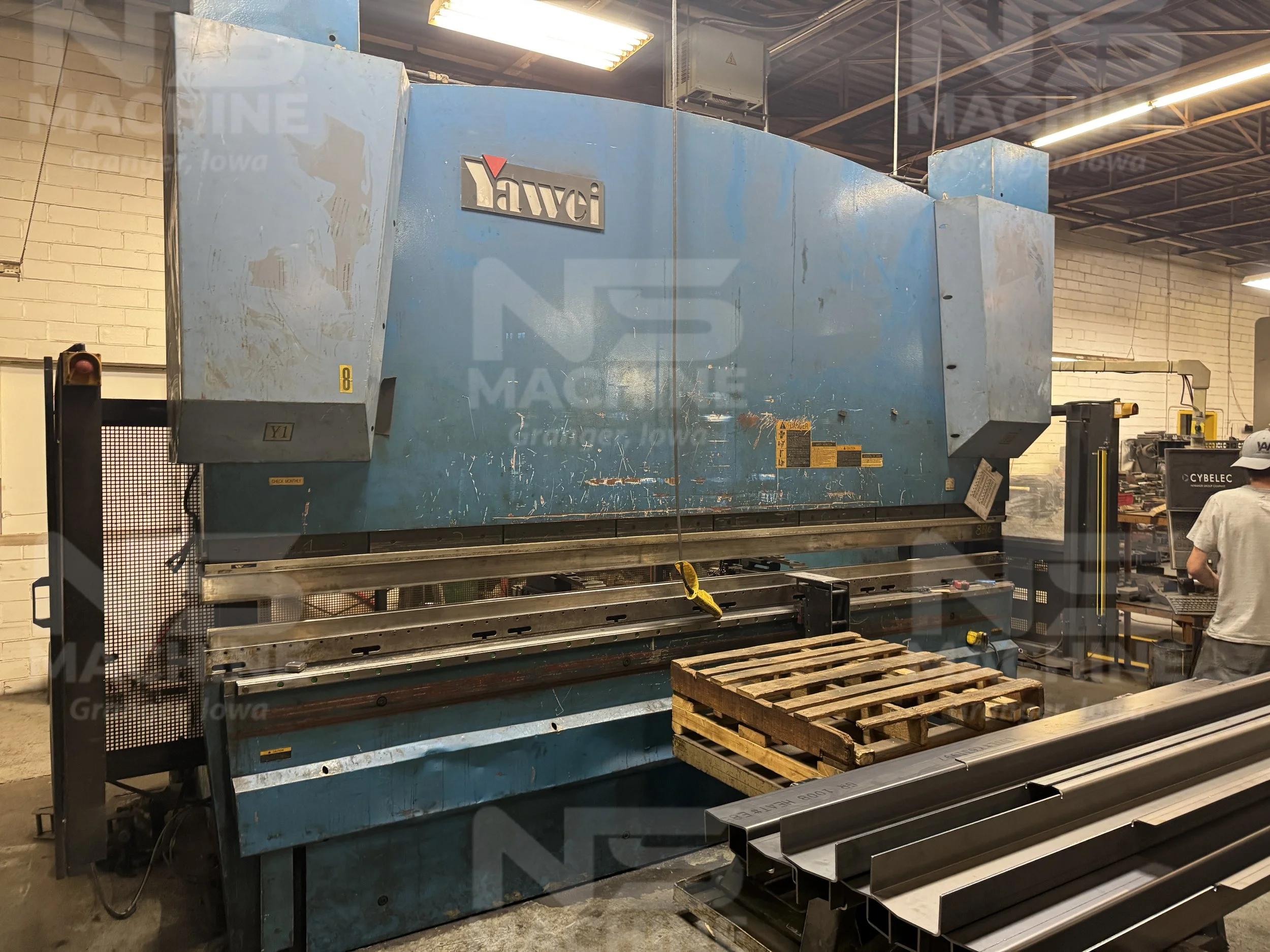 400 Ton Yawei 5-Axis CNC Press Brake, Model PBH400-4100 | 14073-2