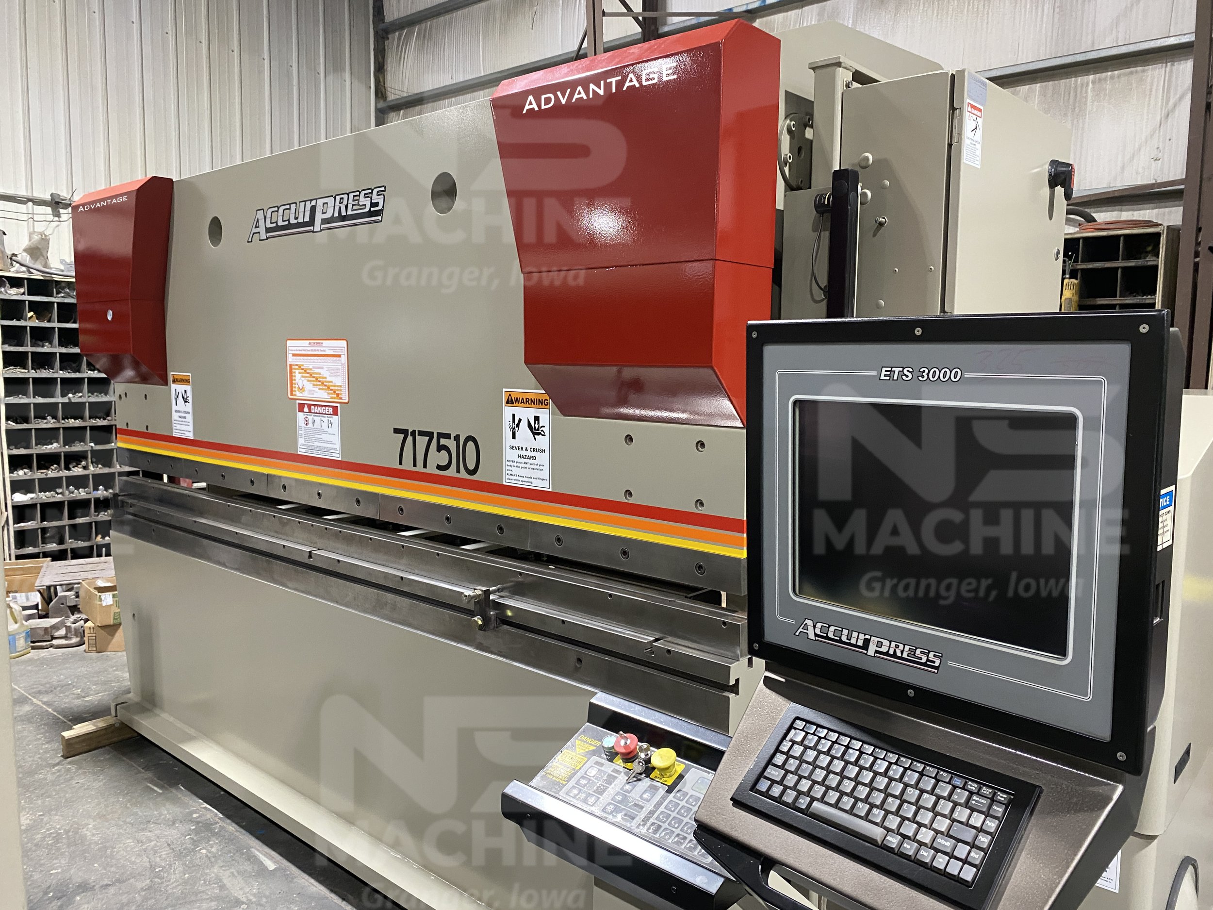 175 Ton Accurpress Advantage CNC Press Brake, Model 717510 | 14012-1