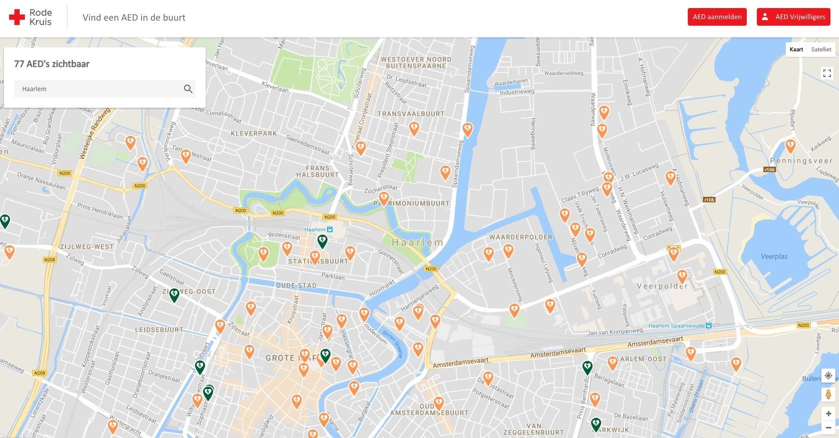 AED in Haarlem! Reanimeer en vergroot de overleveringskans.