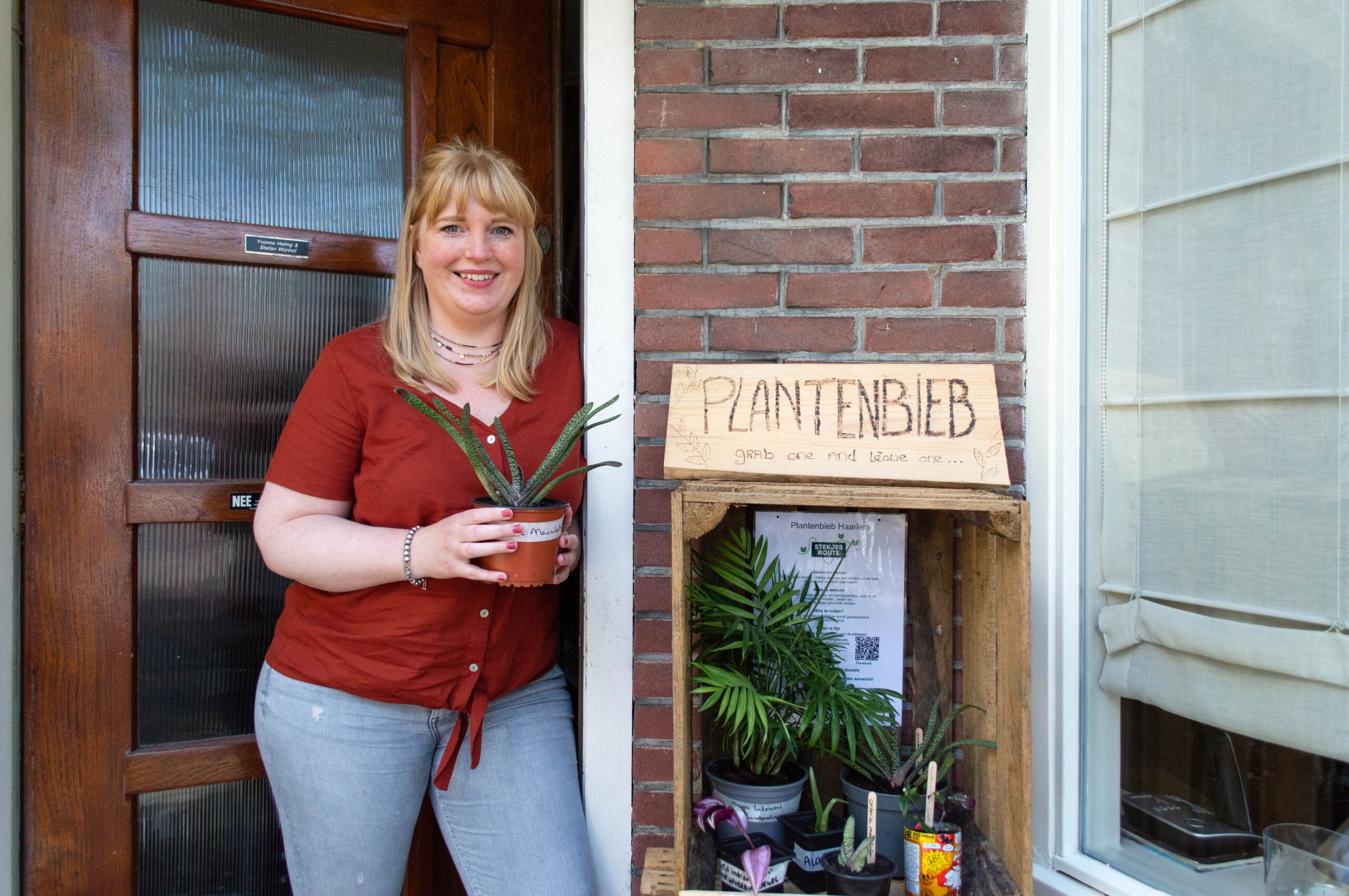 Haarlems eerste plantenbieb in de Leidsevaartbuurt