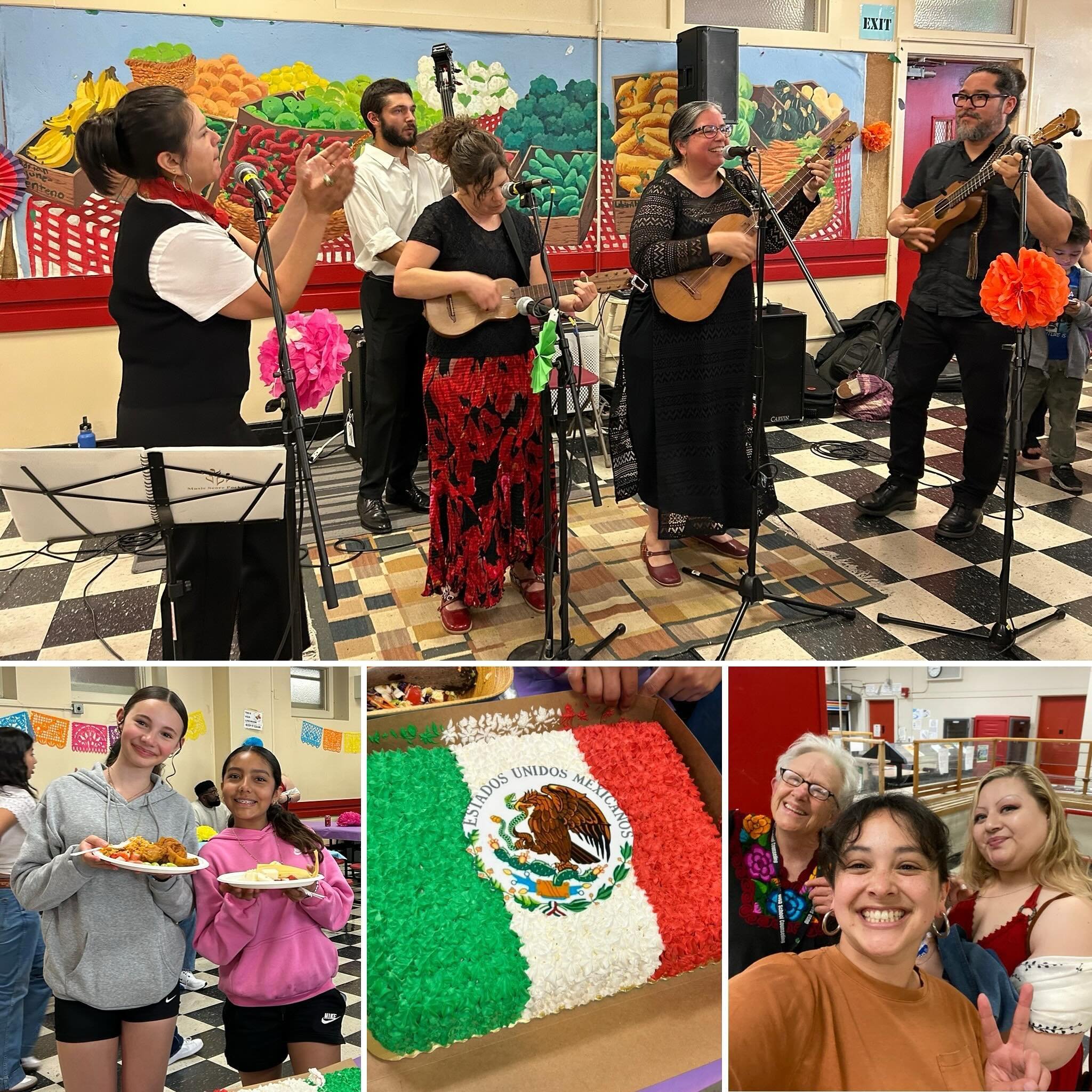 The Latino heritage dinner party was a ton of fun! Thanks to Dia Pa Son for playing Son Jarocho Mexican Foclorico music and to Ms Diaz, mom Sophia, Ms Philips, and everyone else who helped organized it. #Ednabrewer