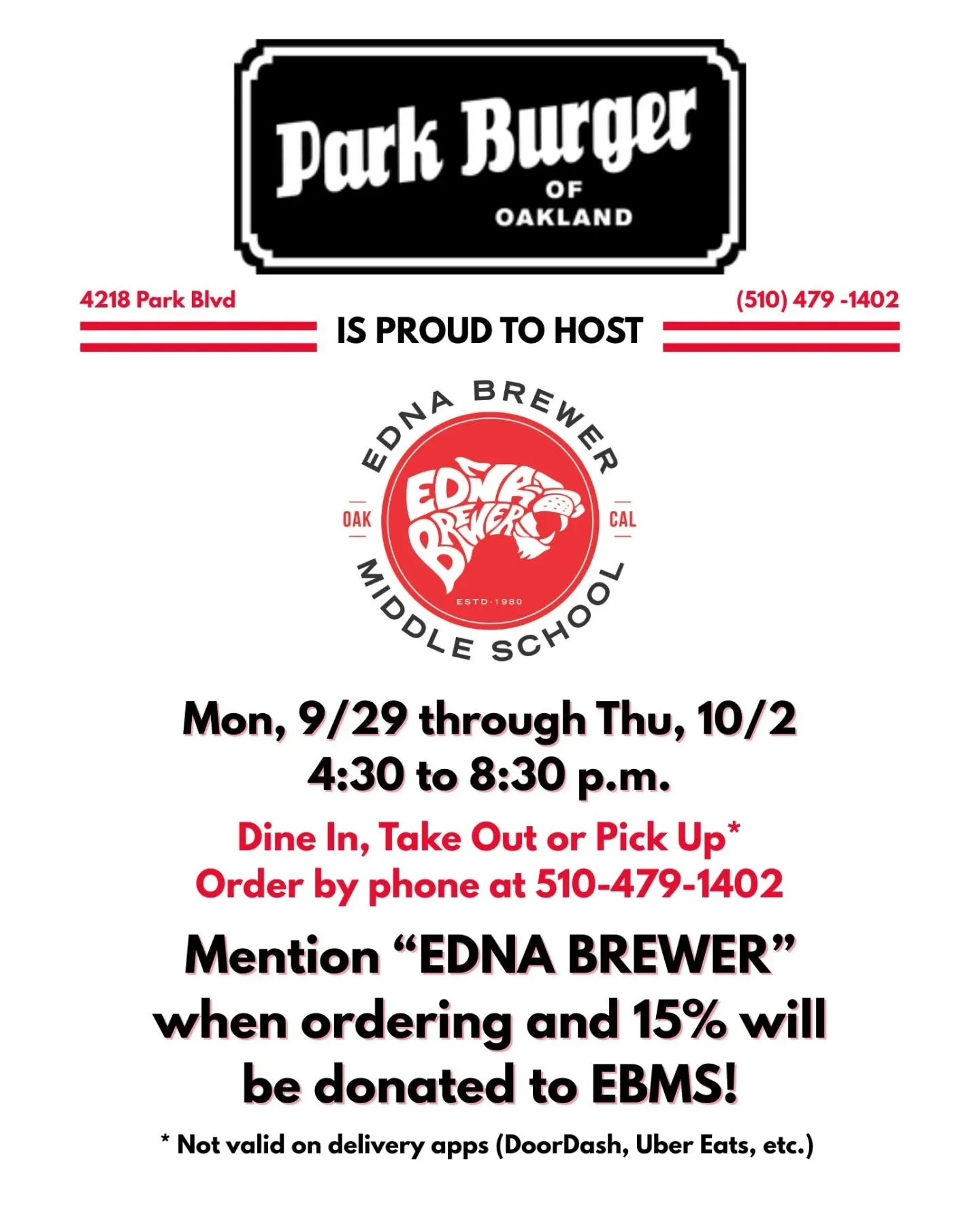 One more day! Come out and support Brewer and get some food at the same time.