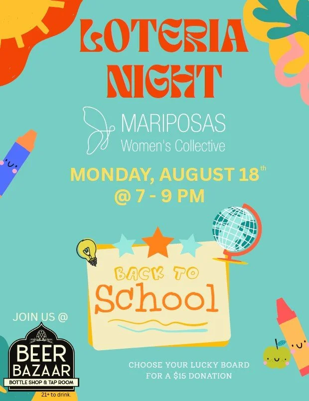 Loteria Night Fundraiser with Mariposa Women’s Collective