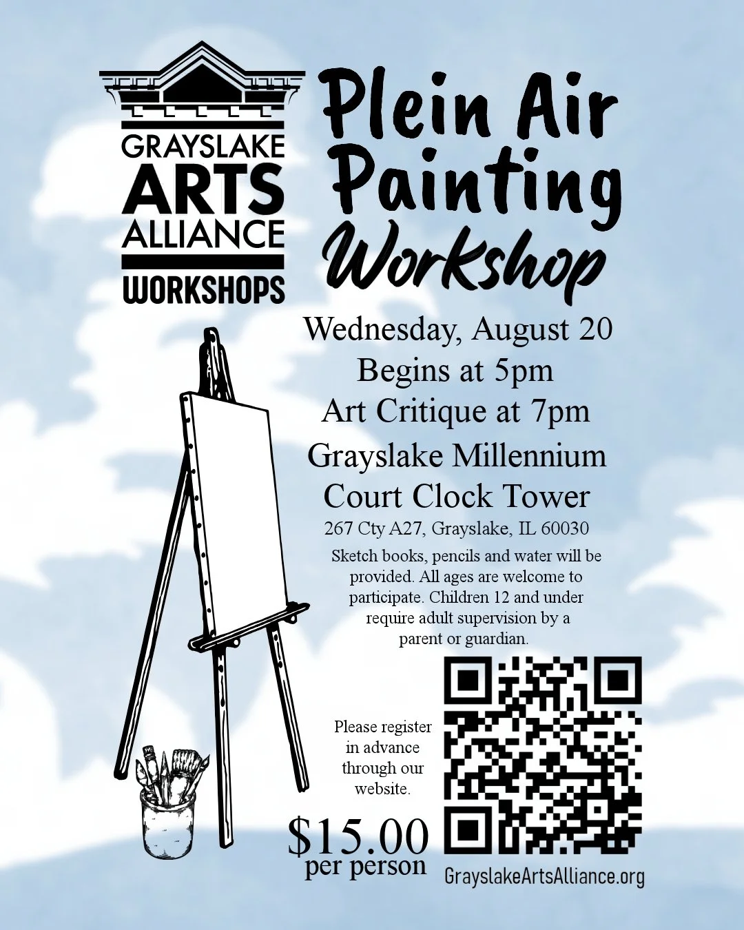 Grayslake Arts Alliance Plein Air Painting Workshop