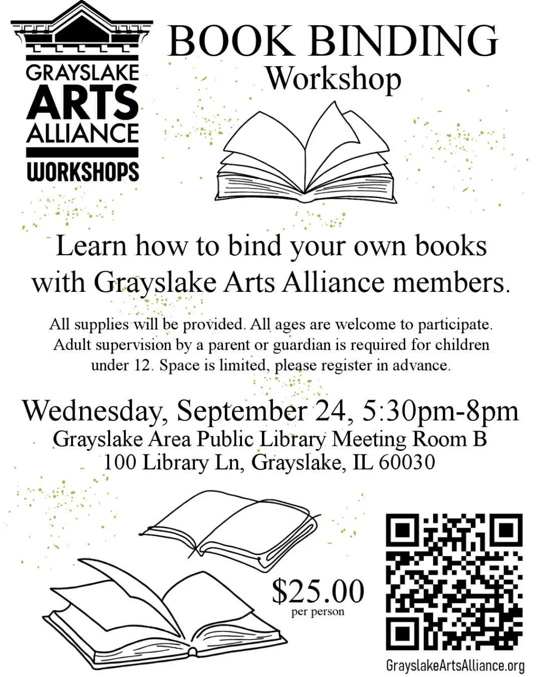 Grayslake Arts Alliance Book Binding Workshop