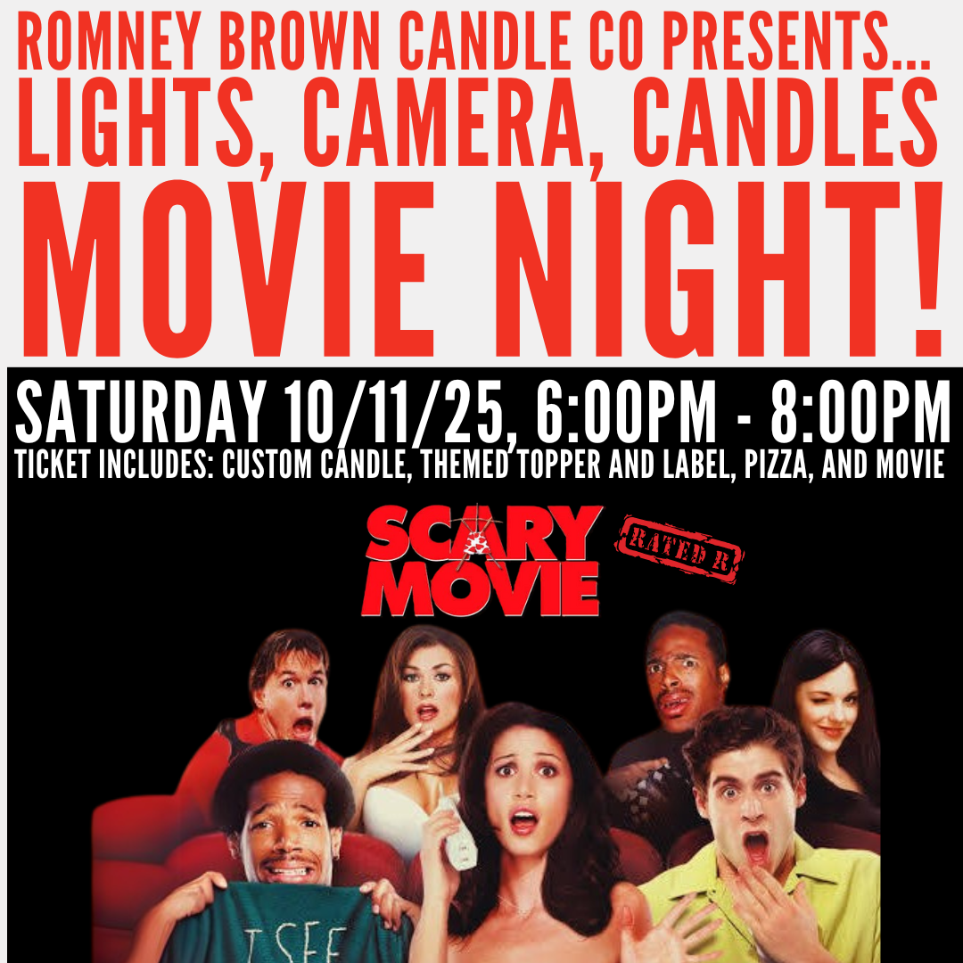 Lights, Camera, Candles - "Scary Movie" Candle-Making and Movie Night!