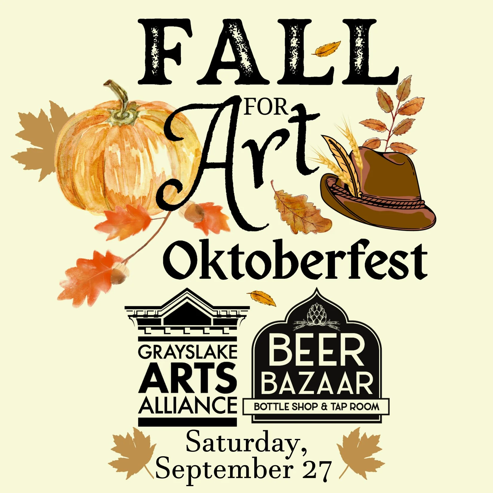 Grayslake Arts Alliance Fall For Art Oktoberfest at Beer Bazaar