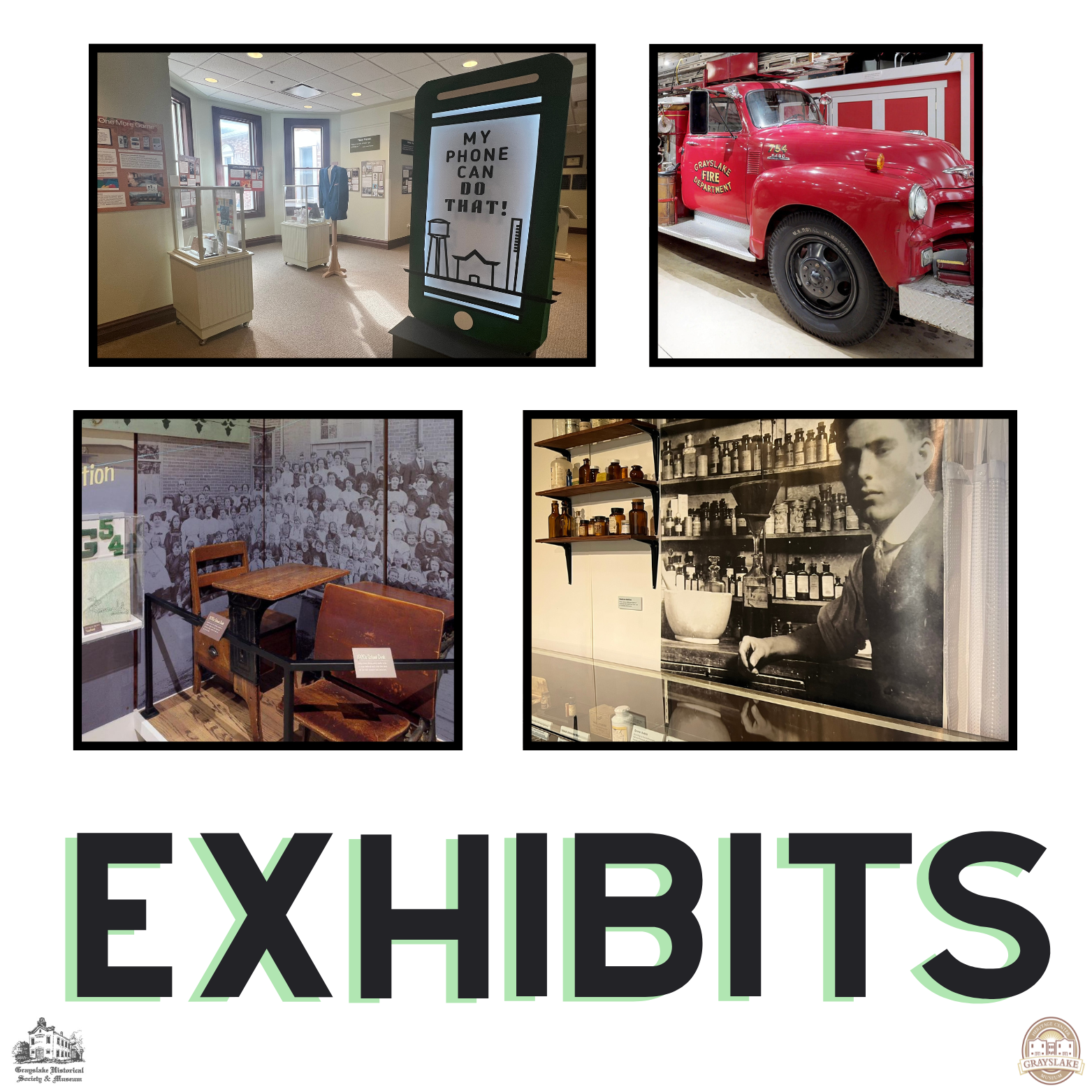 Grayslake Heritage Center & Museum’s Exhibits