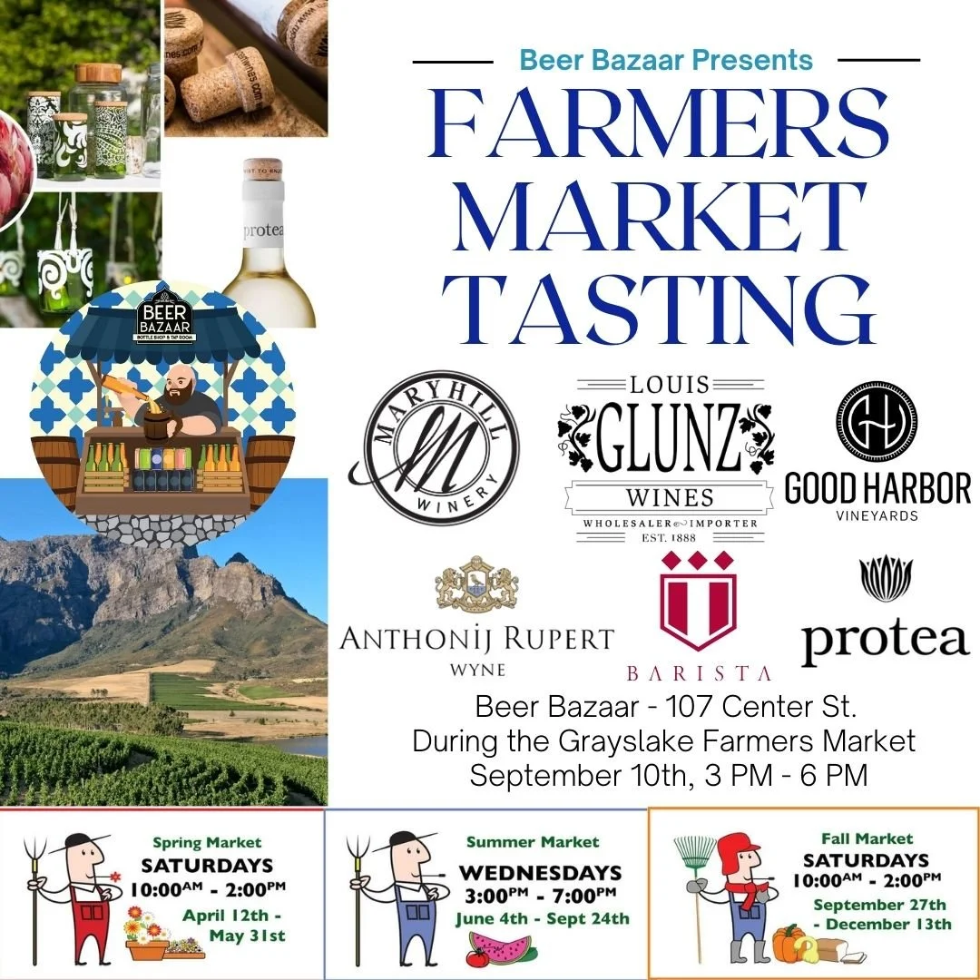 Summer Farmers Market Tasting: Glunz Wines