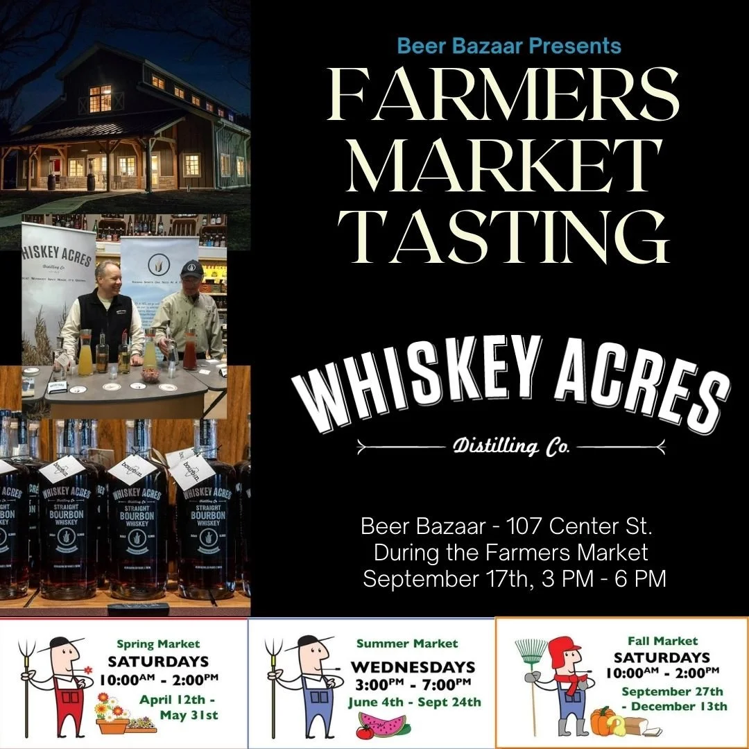 Summer Farmers Market Tasting: Whiskey Acres