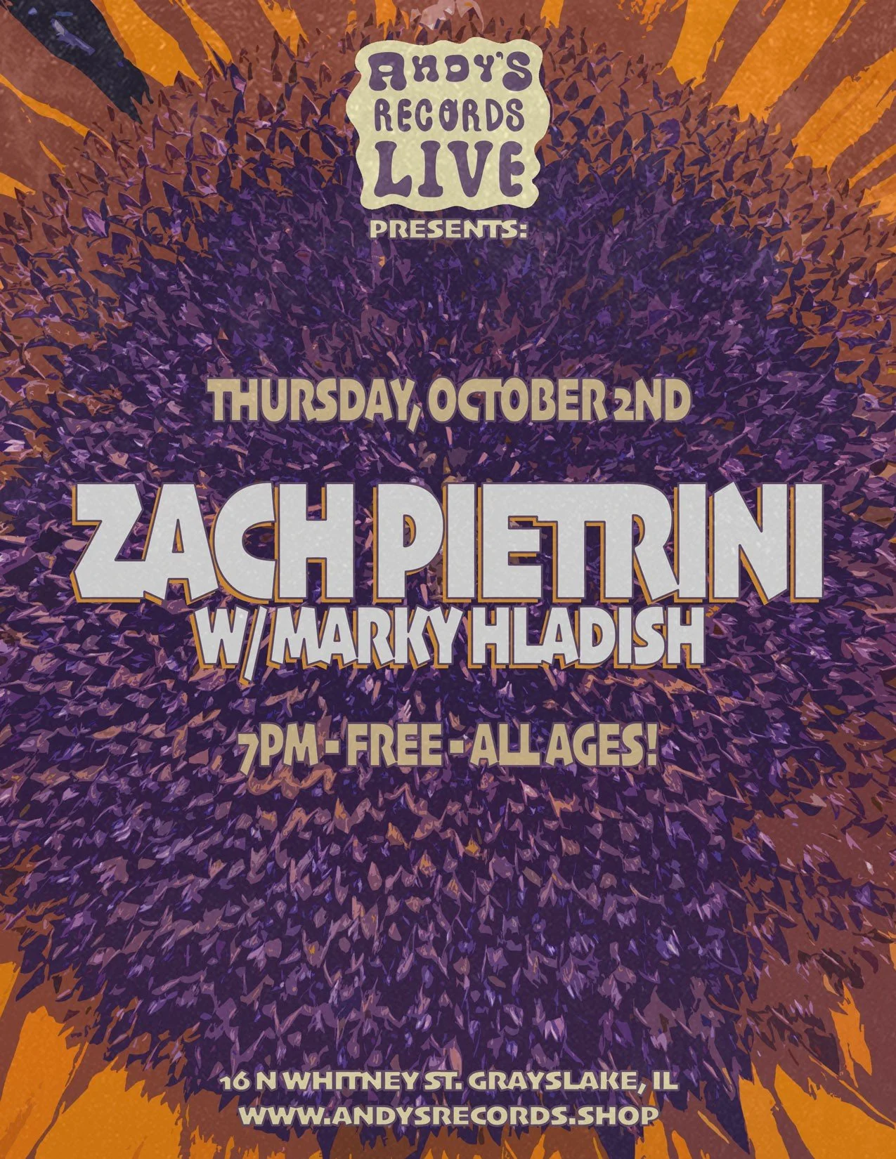 Andy’s Records Live: Zach Pietrini