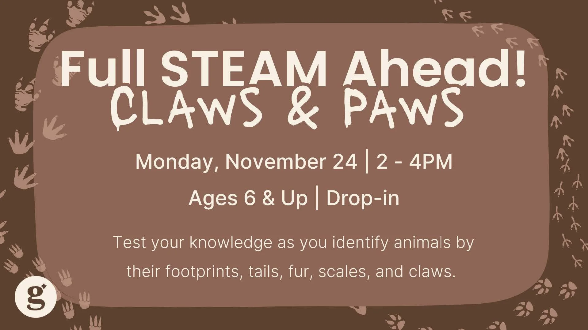 Full STEAM Ahead Claws & Paws