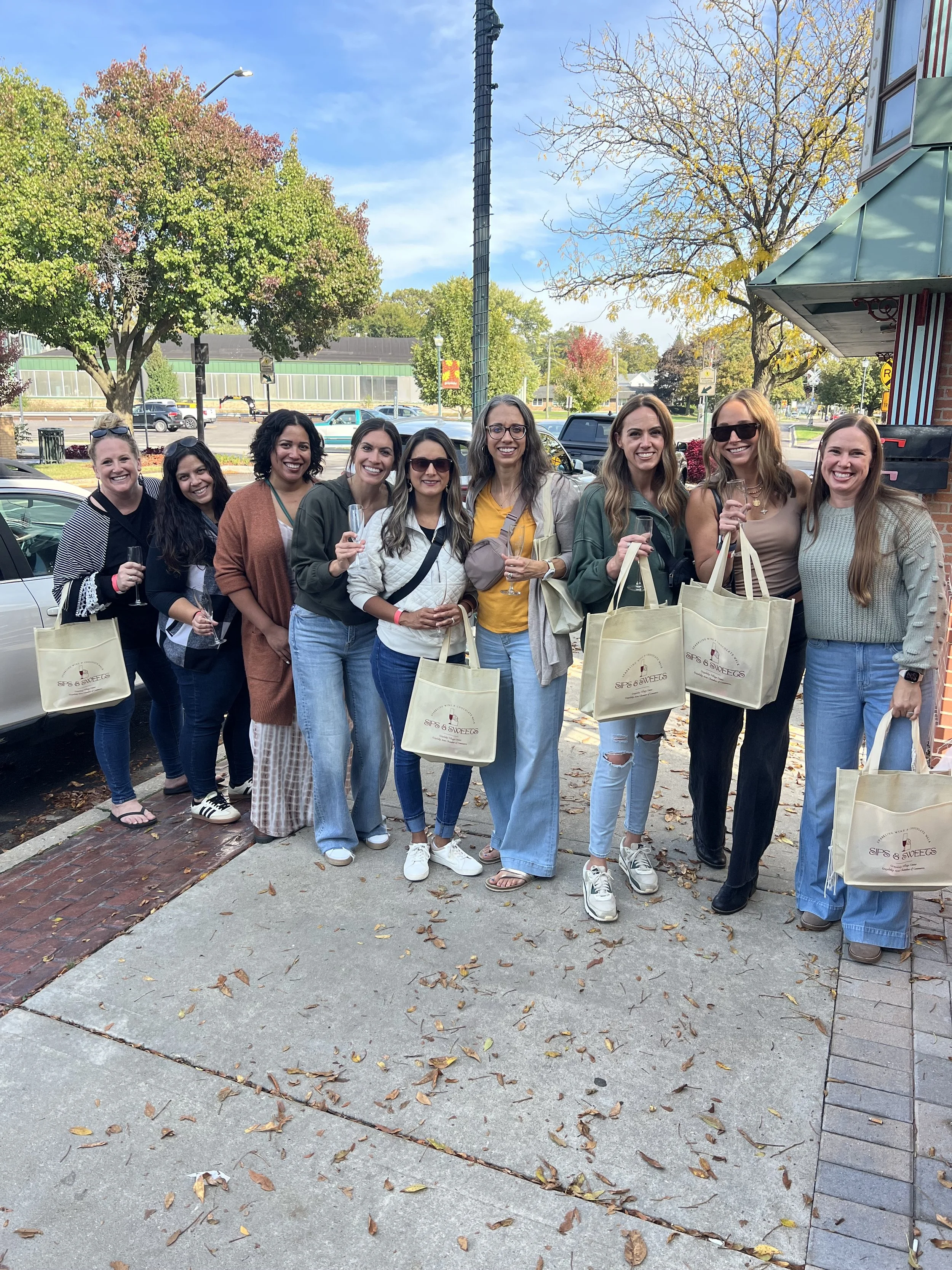 Sips &amp; Sweets Sparkling Wine Walk 