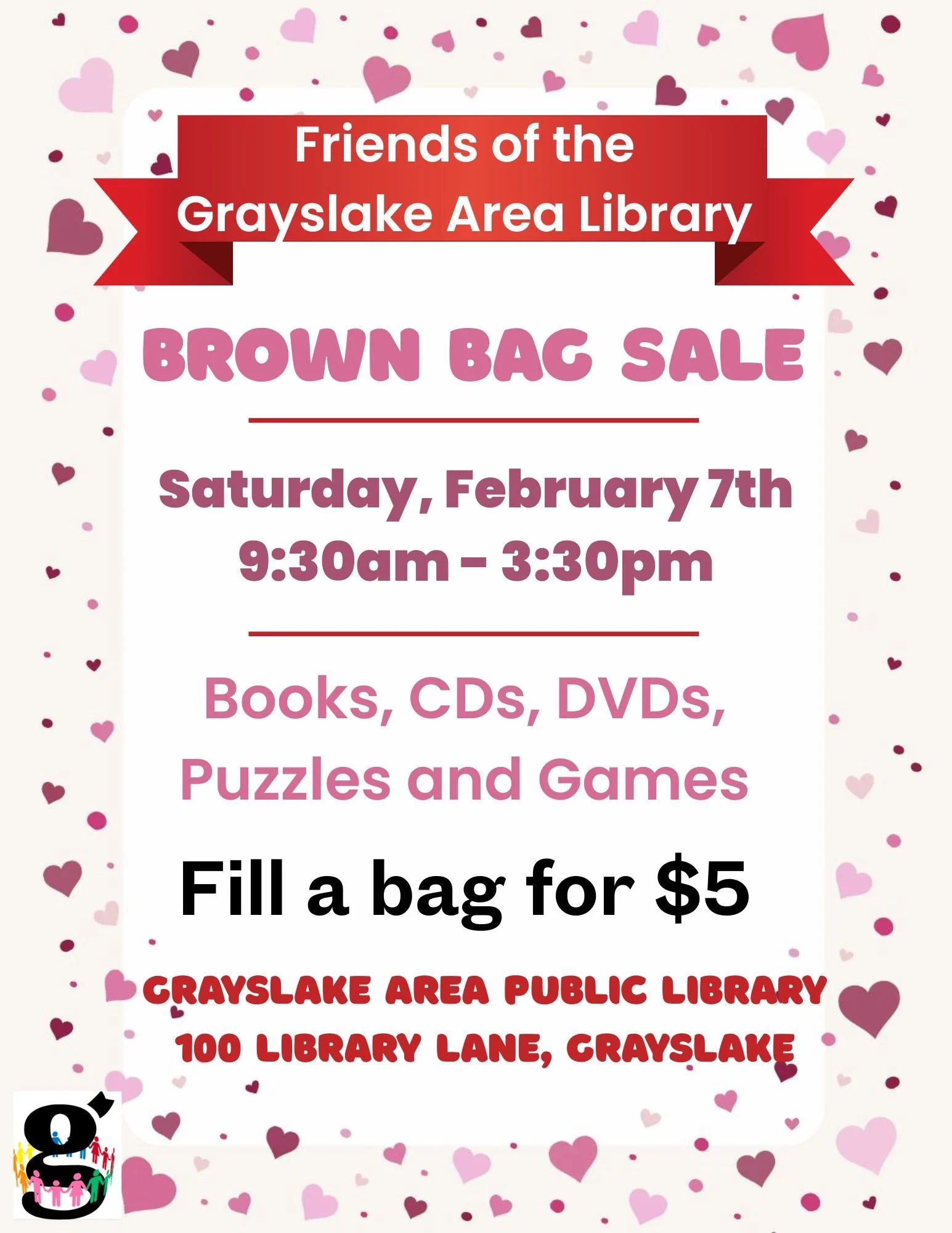 Friends of the Grayslake Area Library Brown Bag Book Sale
