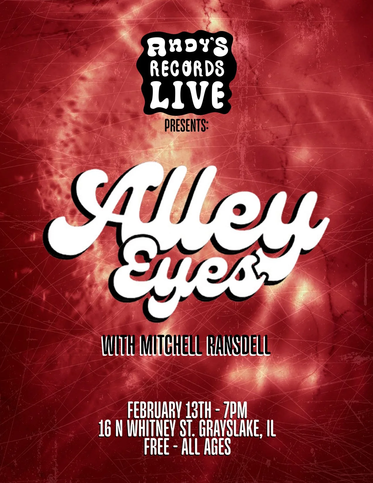 Andy’s Records Live featuring Alley Eyes