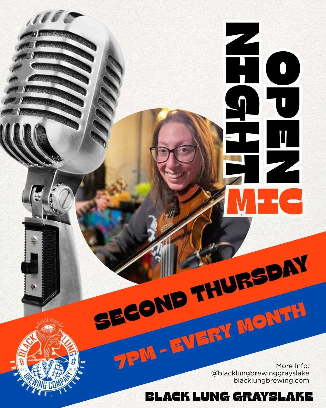Second Thursday Open Mic Night