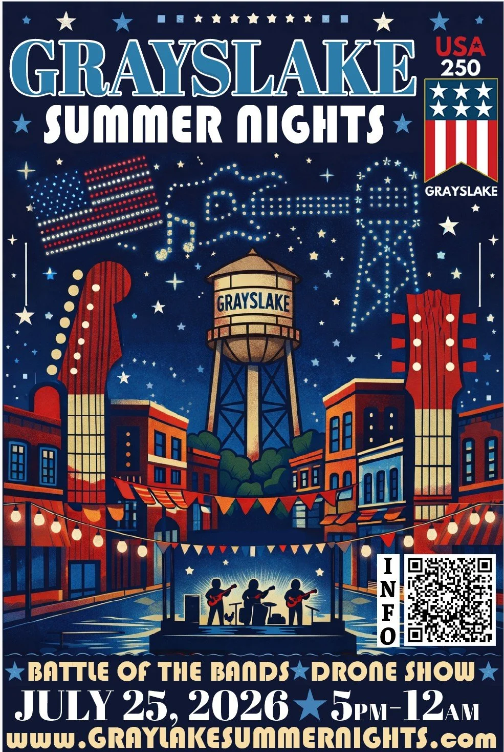 Grayslake Summer Nights Battle of the Bands &amp; Drone Show