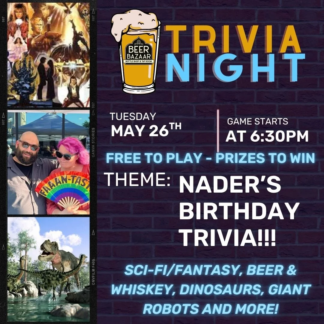 Tuesday Trivia - Nader’s Favorite Things