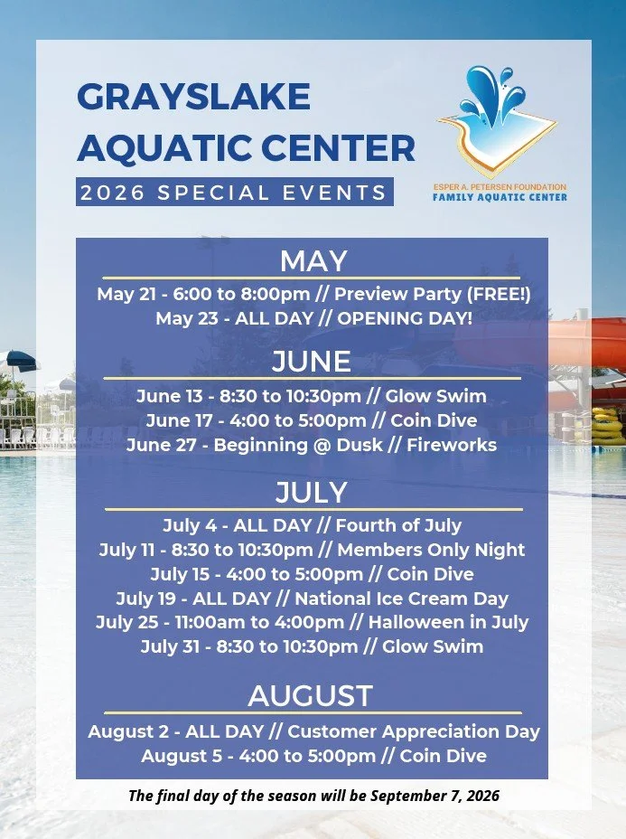 Free Preview Party at the Grayslake Aquatic Center