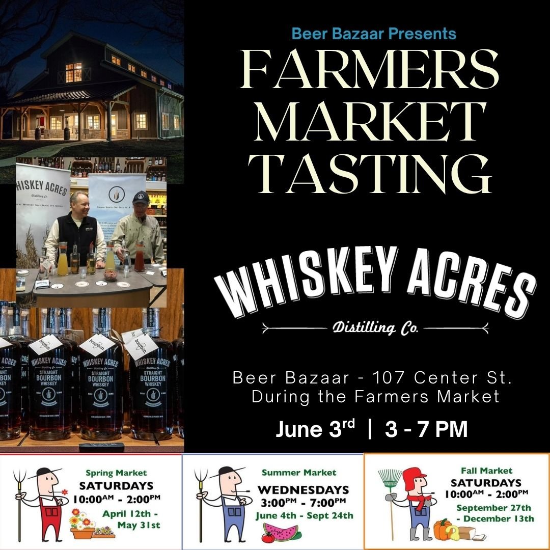 Farmers Market Showcase: Whiskey Acres Distilling Co.
