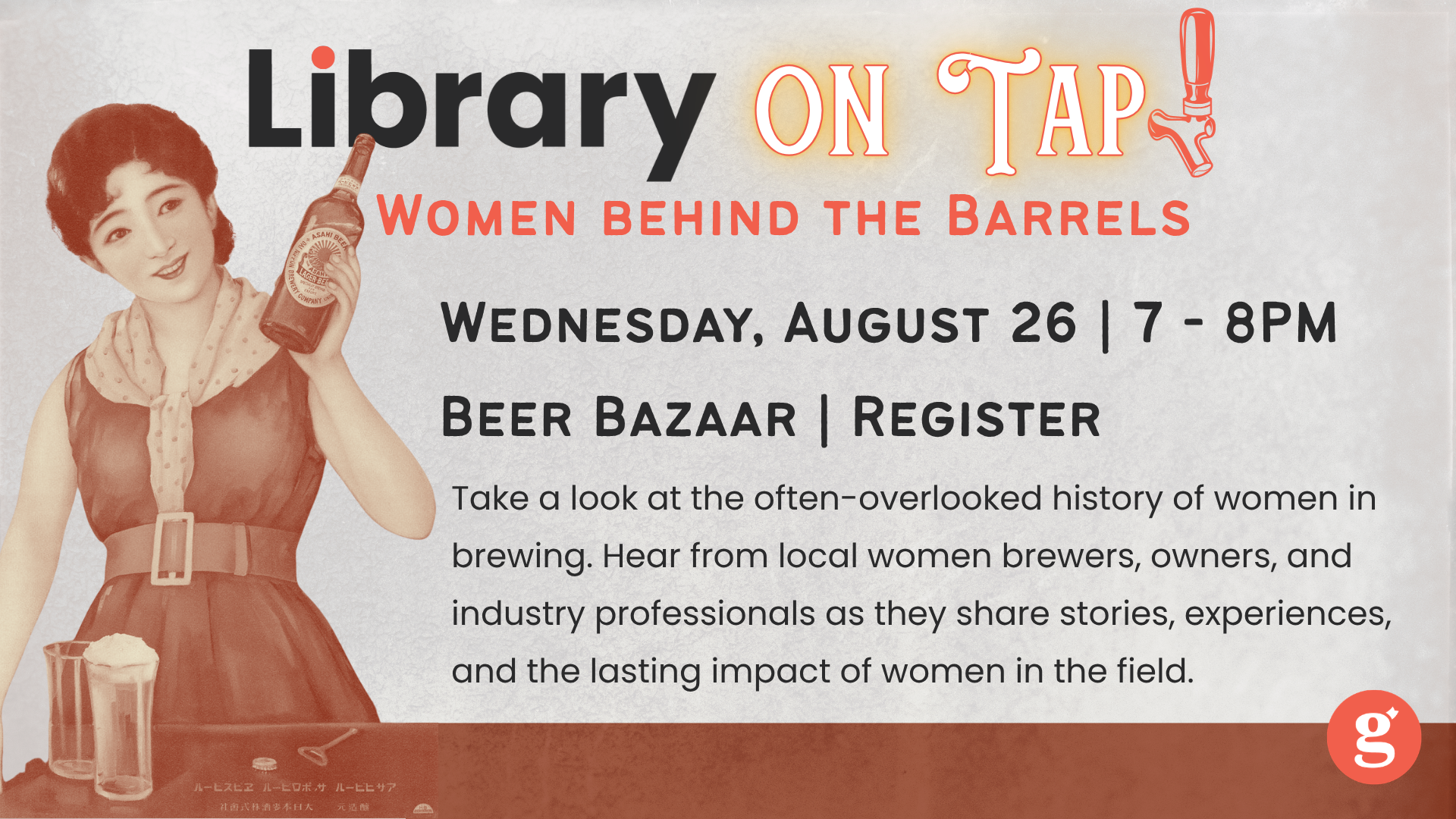 Library on Tap: Women Behind the Barrels