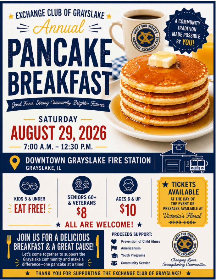 Exchange Club of Grayslake Pancake Breakfast