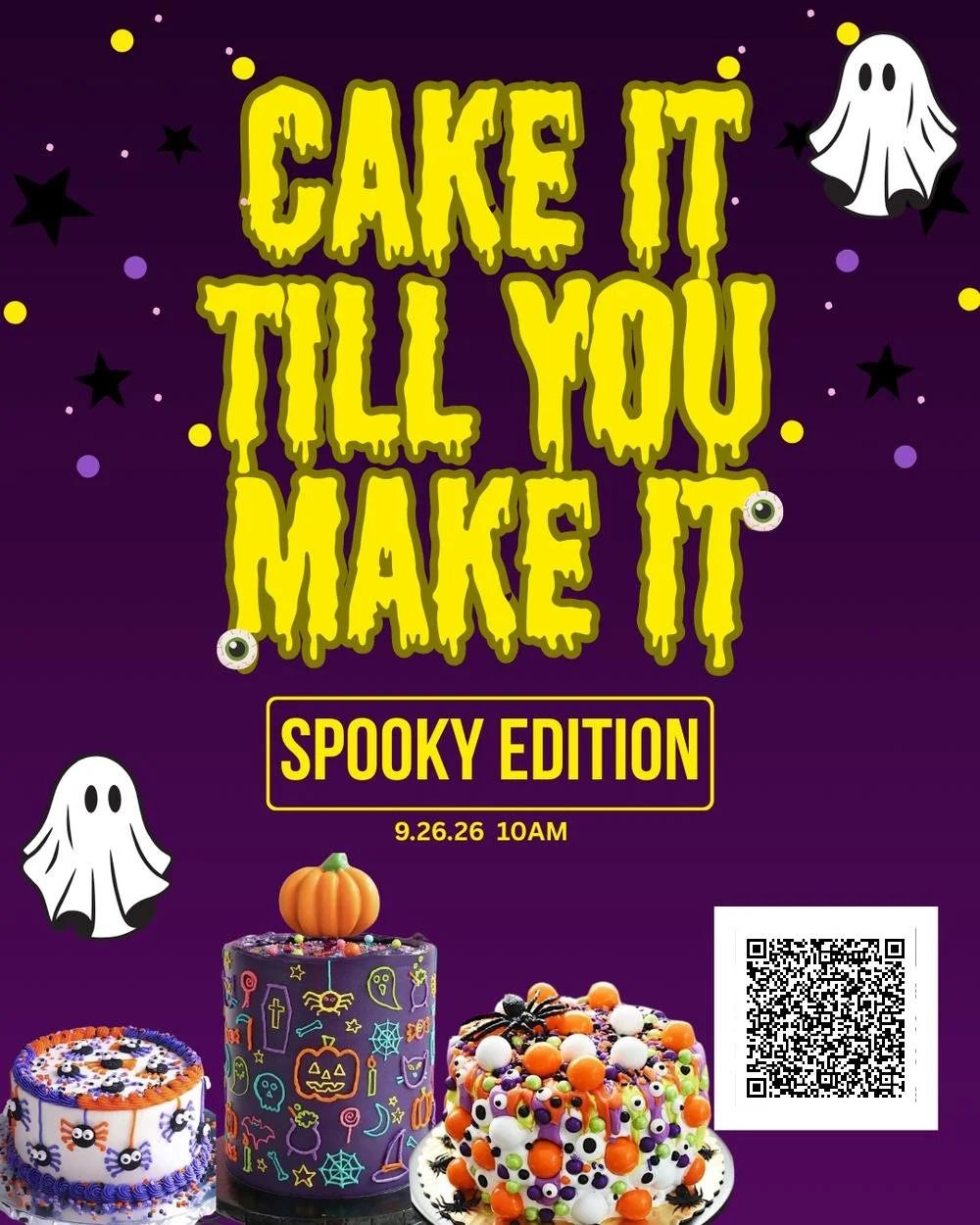 Spooky Cake Decorating Class