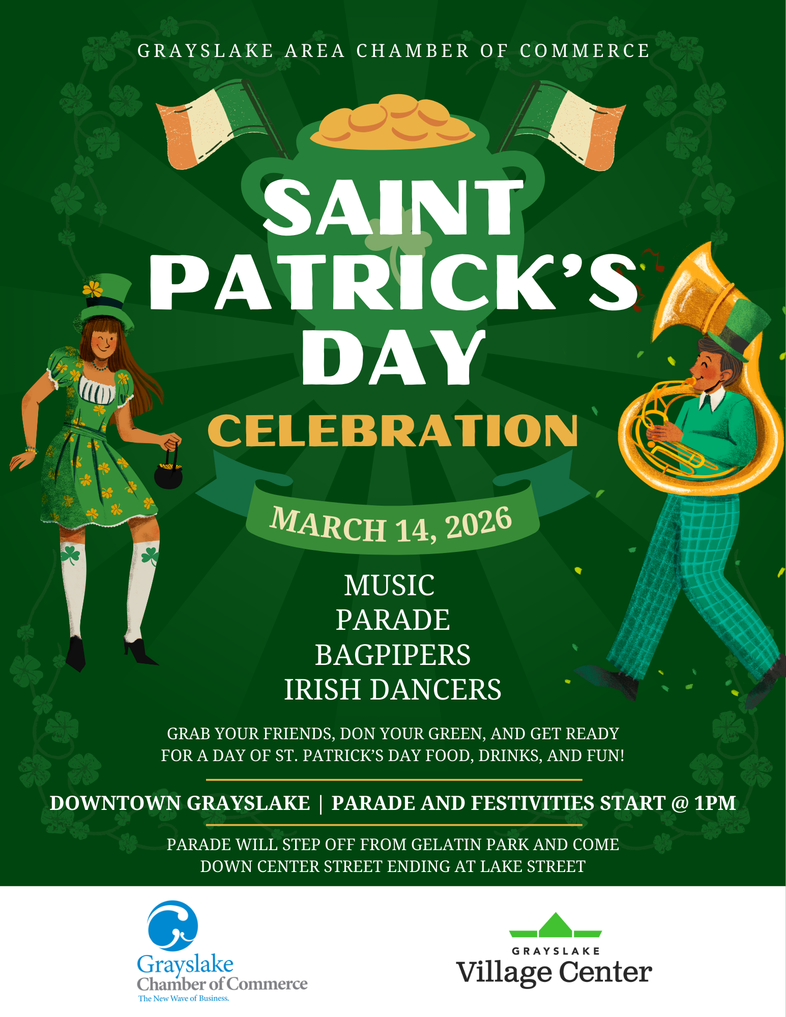 2nd Annual St. Patrick's Day Parade &amp; Celebration