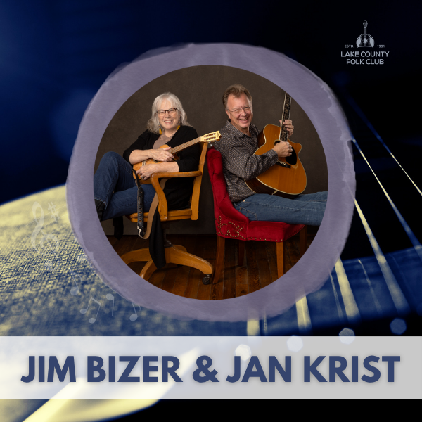 Jim Bizer and Jan Krist at The Lake County Folk Club