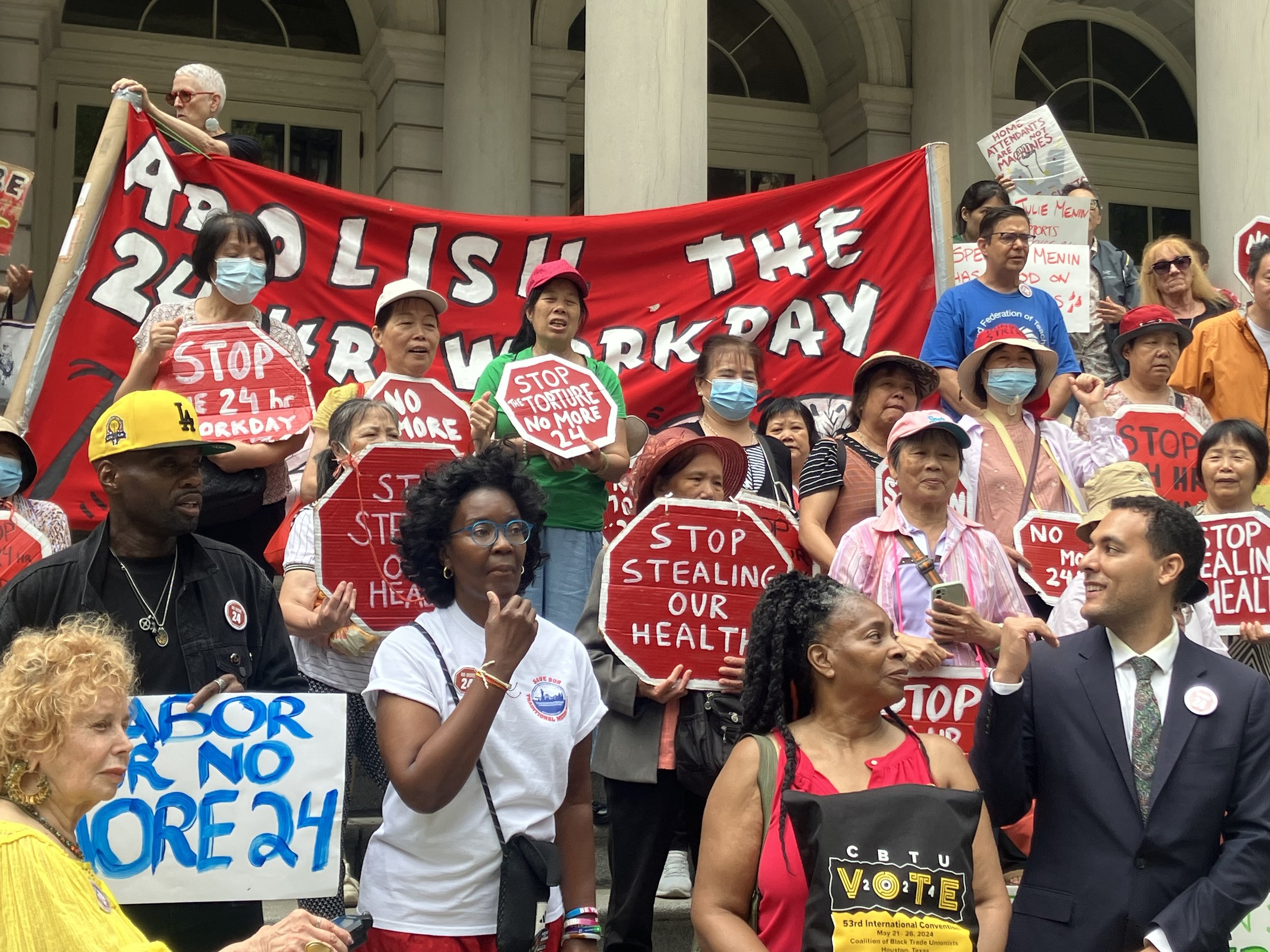 Listen: No More 24 Fight Brought to the Steps of City Hall/Plus ICE, Legionnaires Outbreak, and More 