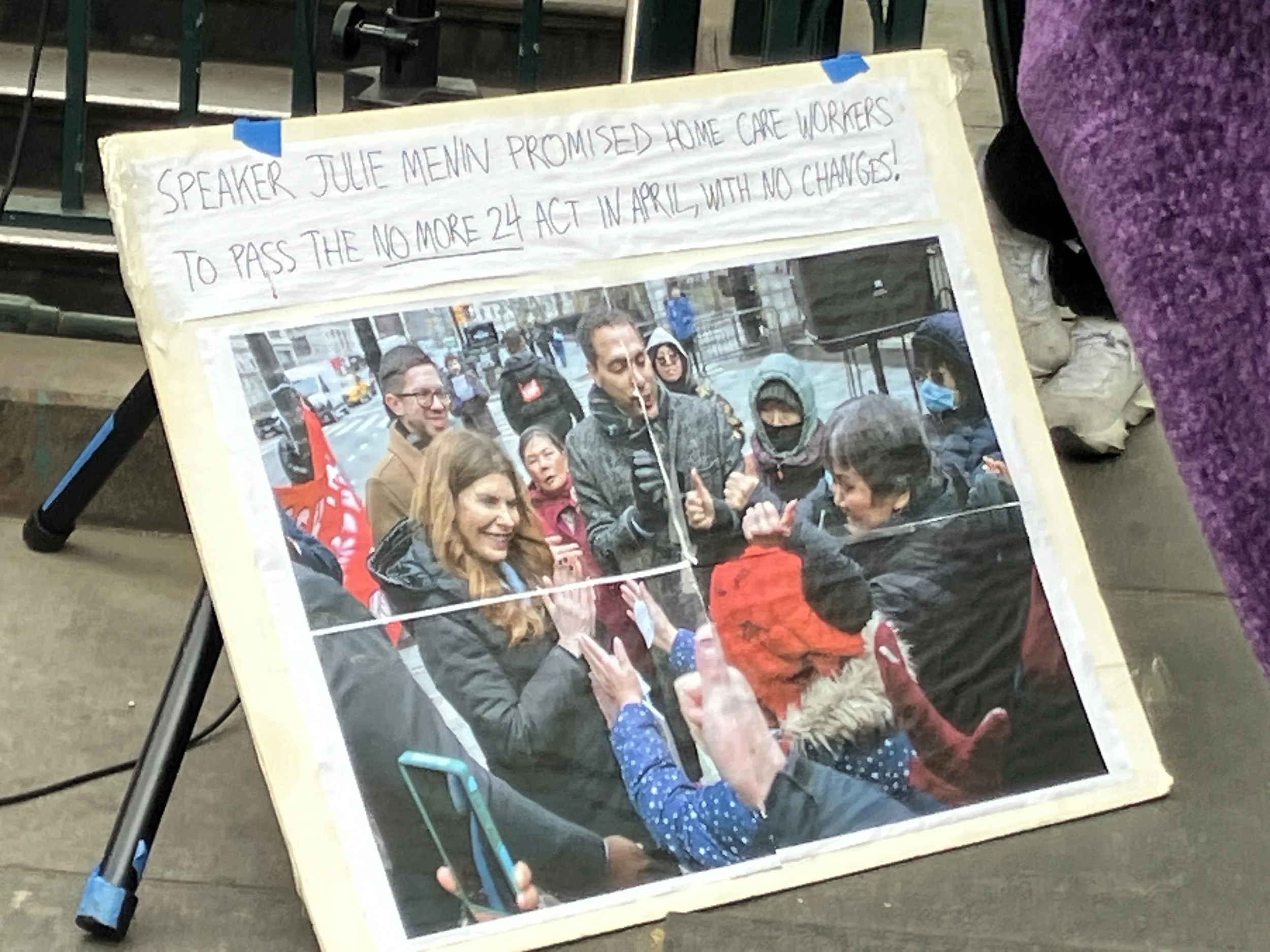 P.O.’ed At Speaker Menin: ‘All I See is Her Making An Empty Promise to Home Care Workers’