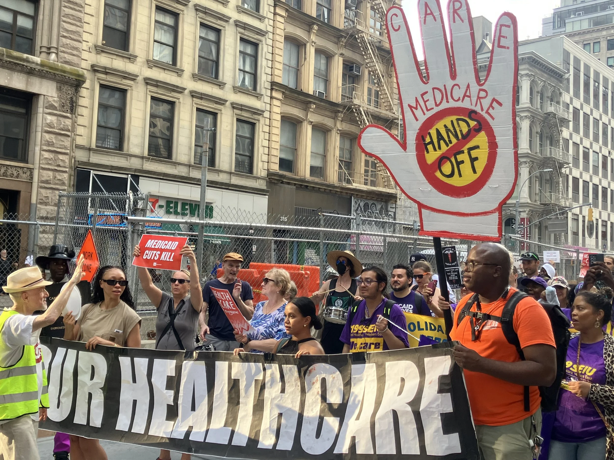 Watch: New Yorkers Call on Hochul to Back NY Health Act in Face of Massive Budget Cuts