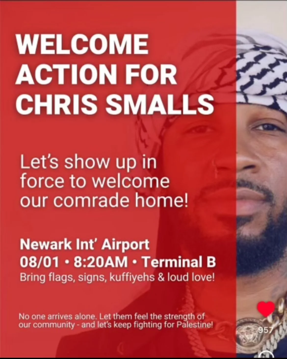Chris Smalls Expected Home