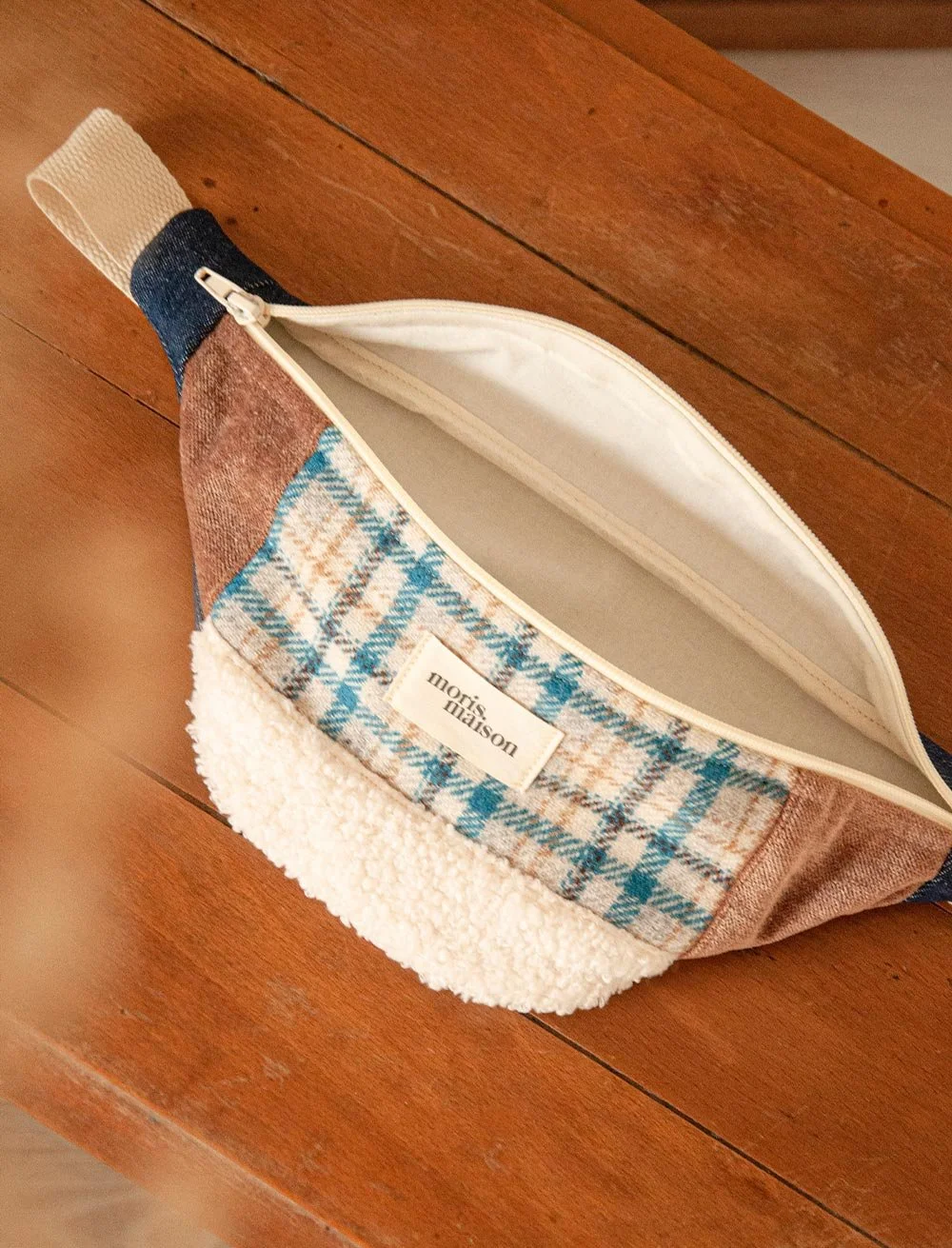 Brocante Artisanale Sac Banane A Carreaux Suzanne, Le Sac Banane