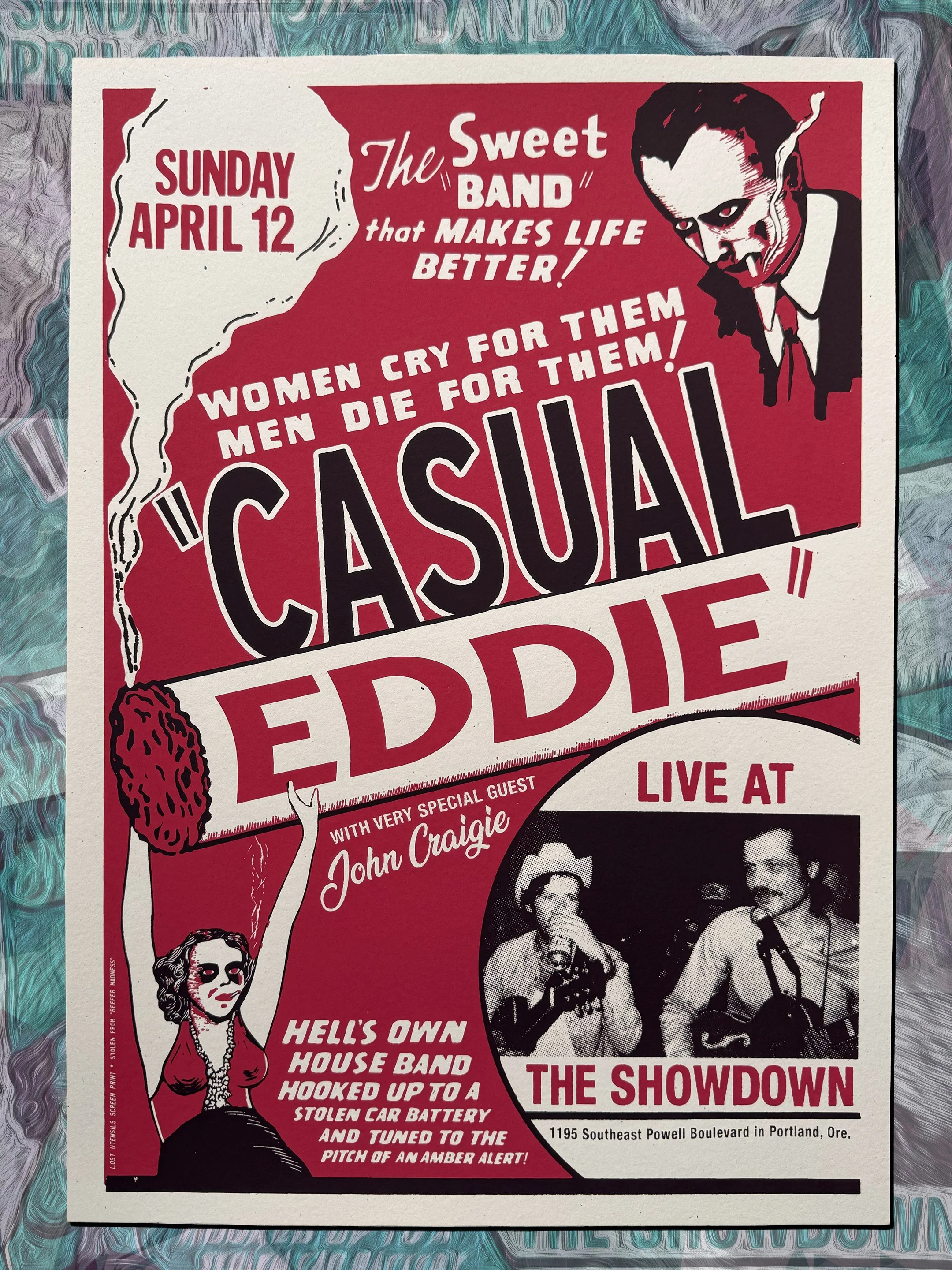 Casual Eddie at The Showdown - Main Image - Red