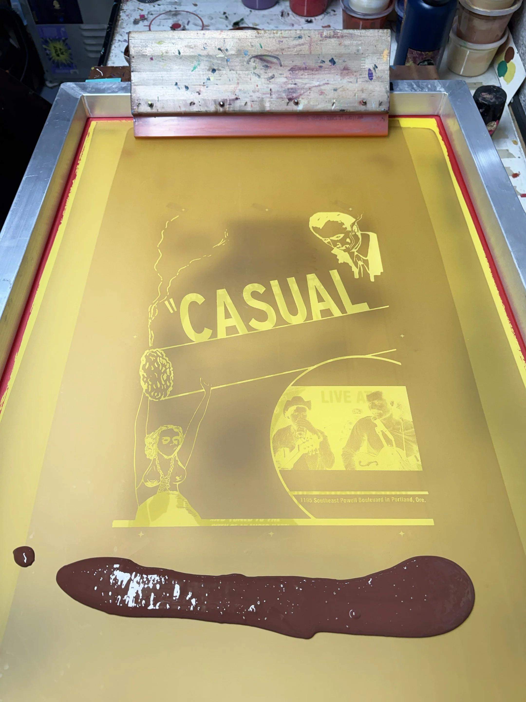 Casual Eddie at The Showdown - Main Image - Printing Process 5